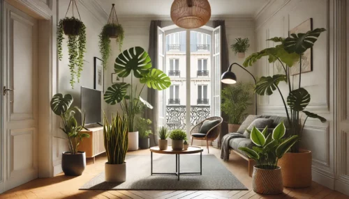 Installer des plantes pour améliorer la déco d'un appartement parisien