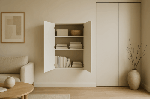Des meubles invisibles pour créer un style épuré et minimaliste
